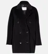 Max Mara 101801 Icon Wool And Cashmere Coat In Black