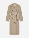 Max Mara 101801 Icon Wool And Cashmere Coat In Ecru