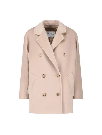 Max Mara 101801 Short Coat In Multi