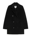 Max Mara 101801 Icon Wool And Cashmere Coat In Black
