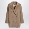 Max Mara 101801 Short Icon Coat In Camel Color Women In Neutral