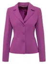 Max Mara Single-breasted Blazer In 紫色