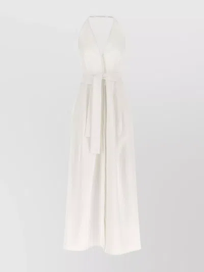 MAX MARA '1234 ANCONA' HALTERNECK DRESS
