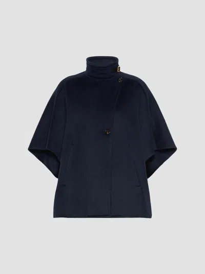 Max Mara Women's Oversized Cape In Cashmere Drape