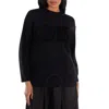 Max Mara 1951 Motif Wool And Cashmere Jumper In Black