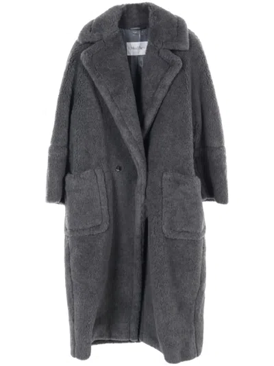 Pre-owned Max Mara 2010s Kadiak Coat In Grey