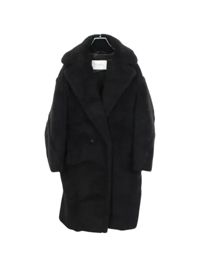 Pre-owned Max Mara 2010s Tedgirl Coat In Black
