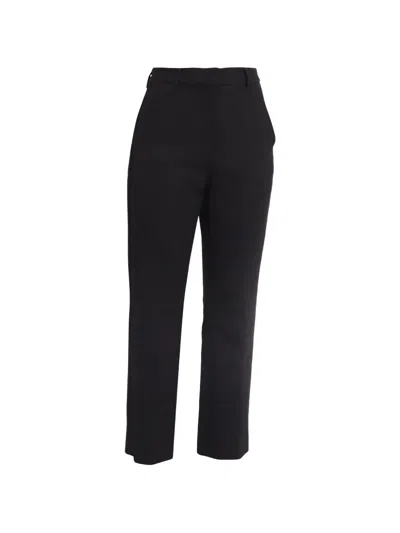 Pre-owned Max Mara 2020s Cropped Trousers In Black
