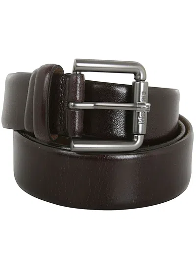 MAX MARA WETLEATHE,2414501013600 002 DARK BROWN