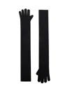 Max Mara Timor Gloves Black In Black