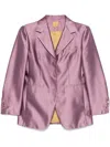 Max Mara Malaga Blazer In Purple
