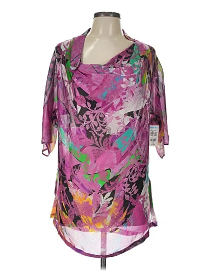Max Mara 3/4 Sleeve Blouse In Purple