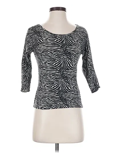 Pre-owned Max Mara 3/4 Sleeve T-shirt In Silver