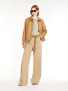 Max Mara 5-pocket Drill Trousers In Camel