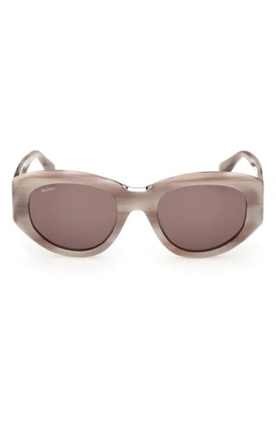 Max Mara 52mm Round Sunglasses In Multi