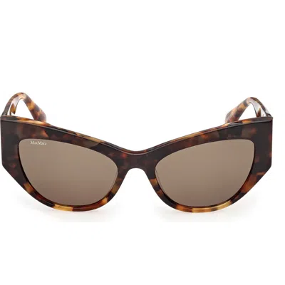 Max Mara 54mm Cat Eye Sunglasses In Brown