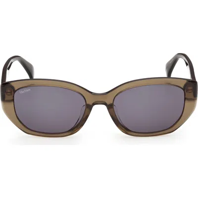 Max Mara 54mm Oval Sunglasses In Multi