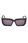 Max Mara 54mm Rectangular Sunglasses