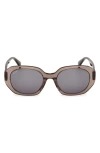 Max Mara 54mm Round Sunglasses