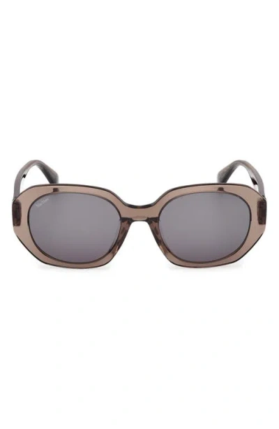 Max Mara 54mm Round Sunglasses