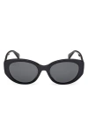 Max Mara 54mm Round Sunglasses