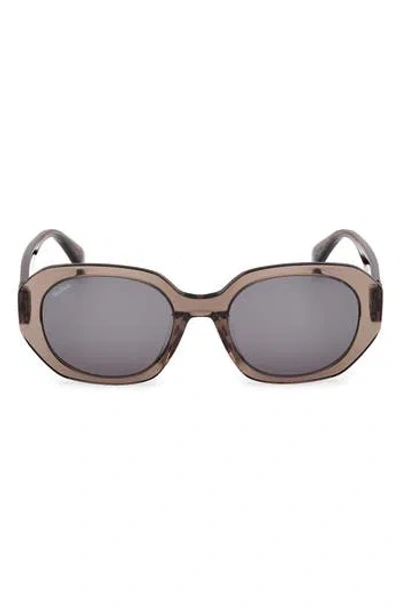 Max Mara 54mm Round Sunglasses