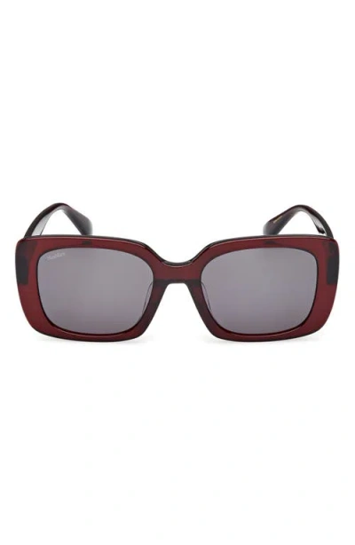 Max Mara 54mm Square Sunglasses
