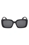 Max Mara 54mm Square Sunglasses In Black