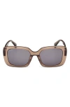 Max Mara 54mm Square Sunglasses In Purple