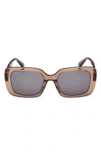 Max Mara 54mm Square Sunglasses In Purple