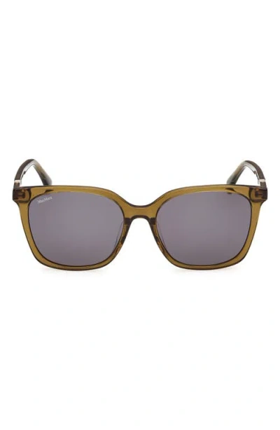 Max Mara 55mm Round Sunglasses In Multi