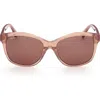 Max Mara 56mm Butterfly Sunglasses In Brown