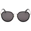Max Mara 57mm Round Sunglasses