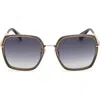 Max Mara 57mm Square Sunglasses In Multi