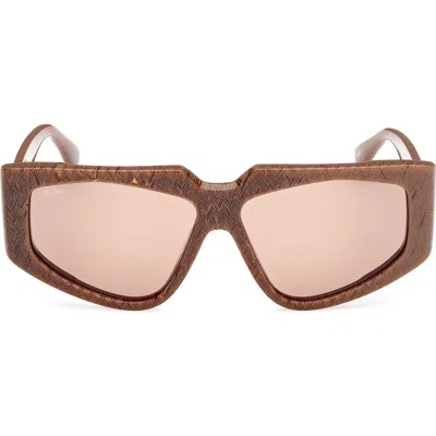 MAX MARA MAX MARA 58MM GEOMETRIC SUNGLASSES