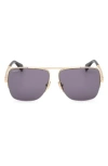 Max Mara 59mm Pilot Sunglasses