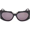 Max Mara 59mm Round Sunglasses