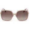 Max Mara 59mm Round Sunglasses In Multi