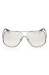 Max Mara 60mm Pilot Sunglasses In Gray