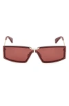 Max Mara 68mm Oversize Rectangular Sunglasses