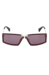 Max Mara 68mm Oversize Rectangular Sunglasses