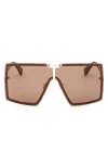 Max Mara 69mm Shield Sunglasses