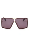 Max Mara 69mm Shield Sunglasses