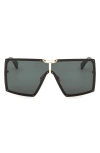 Max Mara 69mm Shield Sunglasses