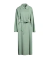 Max Mara A Belted Coat In Green