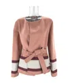 Max Mara A Casual Jacket Tied Around The Waist In Multicolor