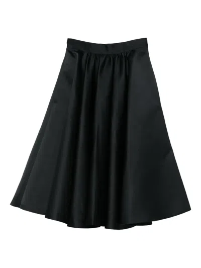 MAX MARA A-LINE GATHERED SKIRT