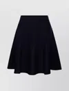 Max Mara A-line High Waist Knit Midi Skirt In Black