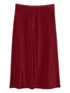 Max Mara A-line Skirt In Red