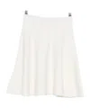 Max Mara Wool Flared Skirt In Yellow